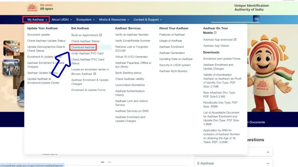Download Aadhaar