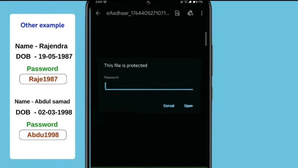 e aadhar download